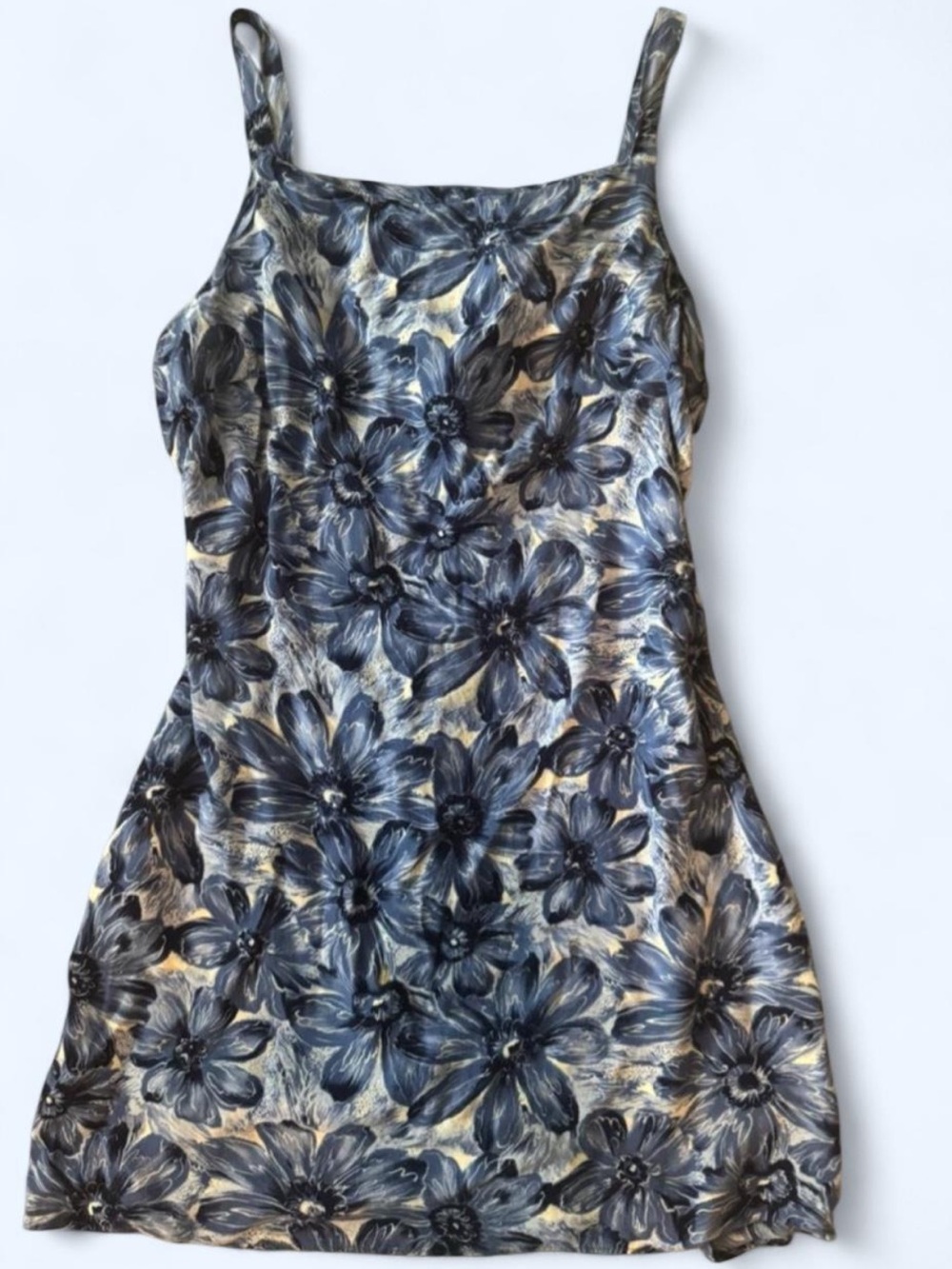 Vintage 90s Ann Taylor Loft Floral Summer Mini Dress